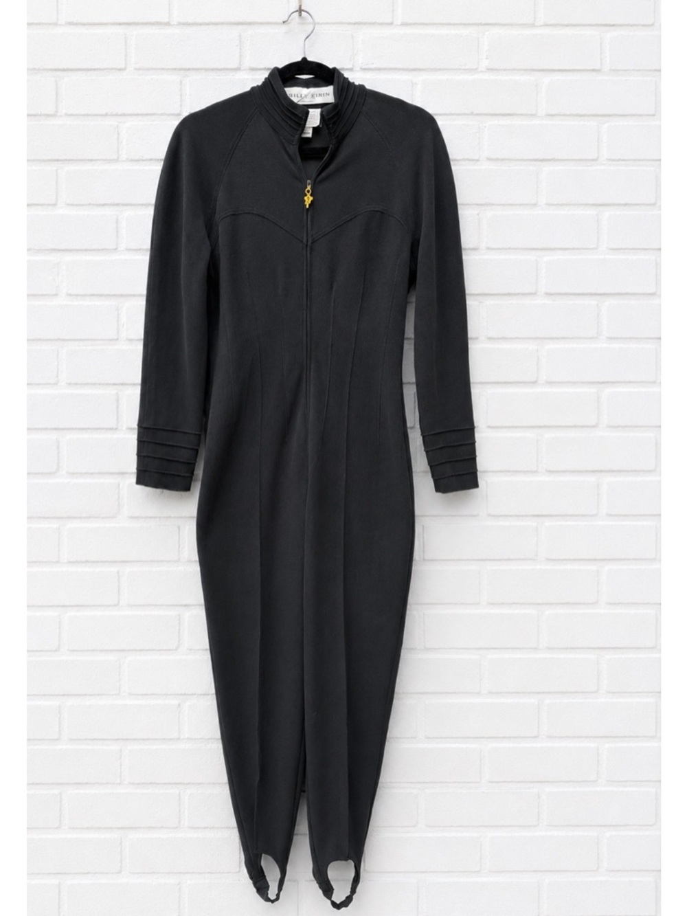 Lillie Ruben & Kathryn Dianos Vintage Jumpsuit Romper 90s Black Outfit Onepiece